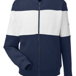 Unisex Anchor Fleece Colorblocked Bomber Jacket Thumbnail