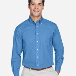 Men's Tall Crown Collection® Broadcloth Woven Dress Shirt Thumbnail