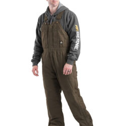 Men's Heartland Insulated Washed Duck Bib Overall Thumbnail