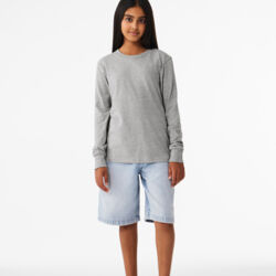 Youth Heather CVC Long Sleeve Tee Thumbnail