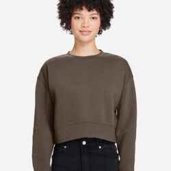 Women's Relaxed Cropped Crewneck Sweatshirt Thumbnail