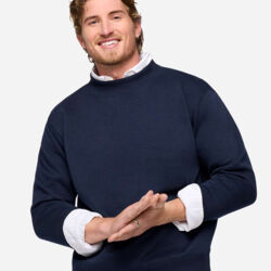 Unisex Mock Neck Fleece Sweatshirt Thumbnail