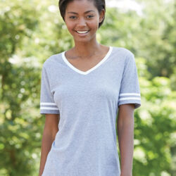 Women's Varsity Triblend V-Neck T-Shirt Thumbnail