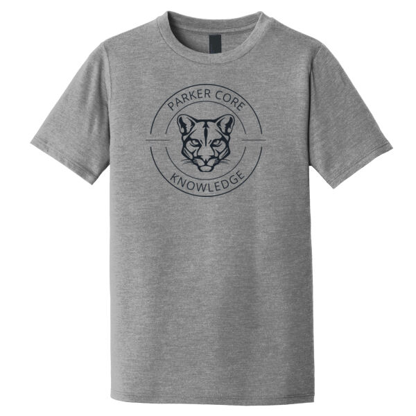 Navy Cougar Head Logo - Youth Perfect Tri ® Tee Thumbnail