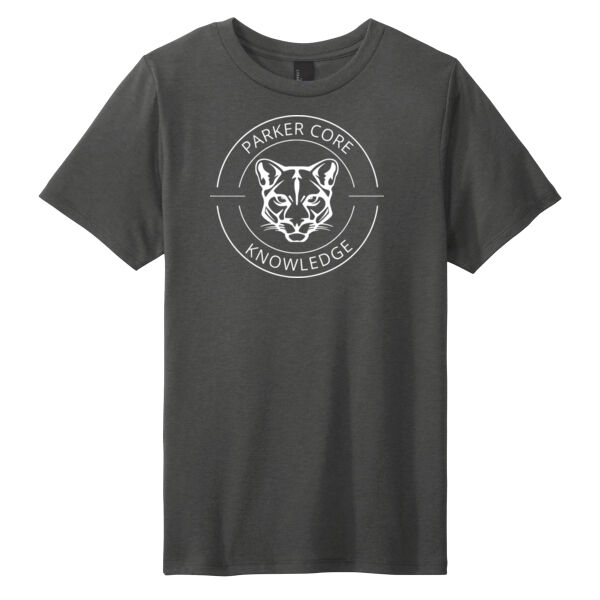 White Cougar Head Logo - Youth Perfect Tri ® Tee Thumbnail