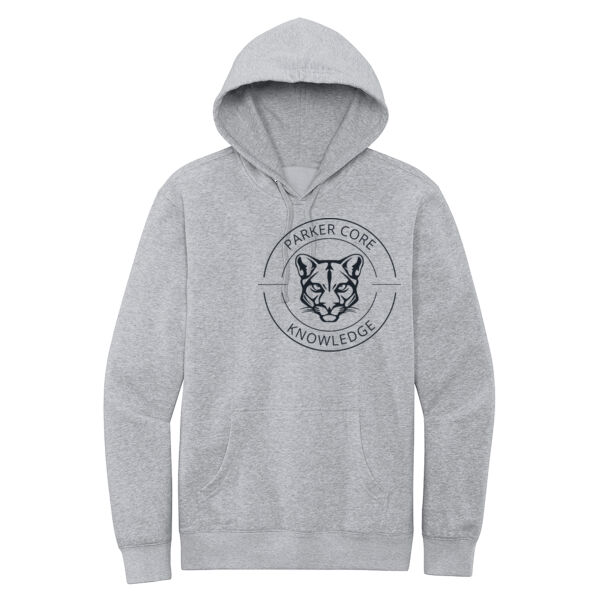 Navy Cougar Head Logo - V.I.T. Fleece Hoodie Thumbnail