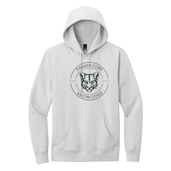 Green Cougar Head Logo - V.I.T. Fleece Hoodie Thumbnail