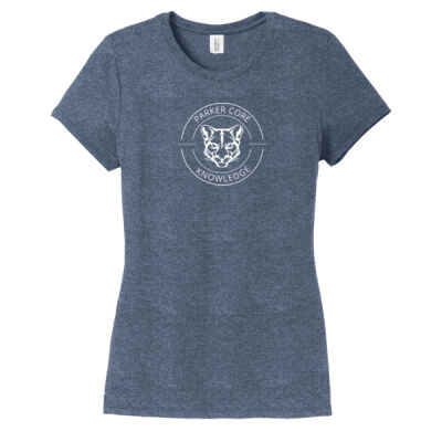 White Cougar Head Logo - Women's Perfect Tri ® Tee 2 Thumbnail