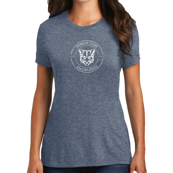 White Cougar Head Logo - Women's Perfect Tri ® Tee 2 Thumbnail