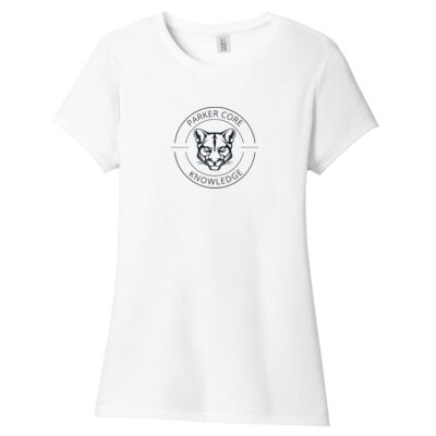Navy Cougar Head Logo - Women's Perfect Tri ® Tee Thumbnail