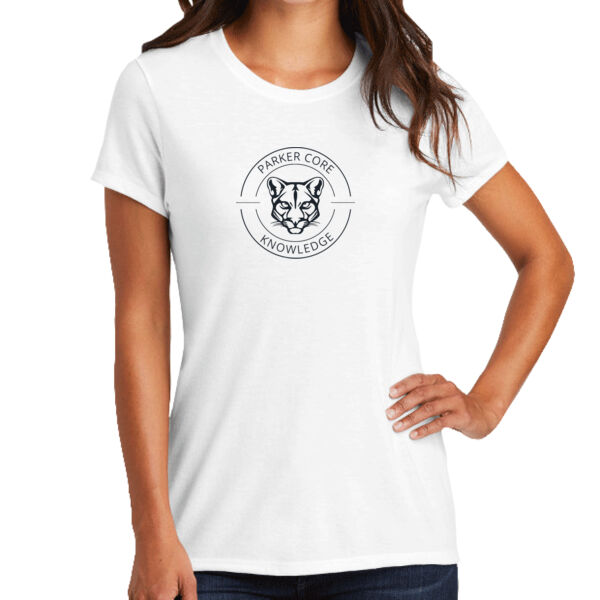 Navy Cougar Head Logo - Women's Perfect Tri ® Tee Thumbnail