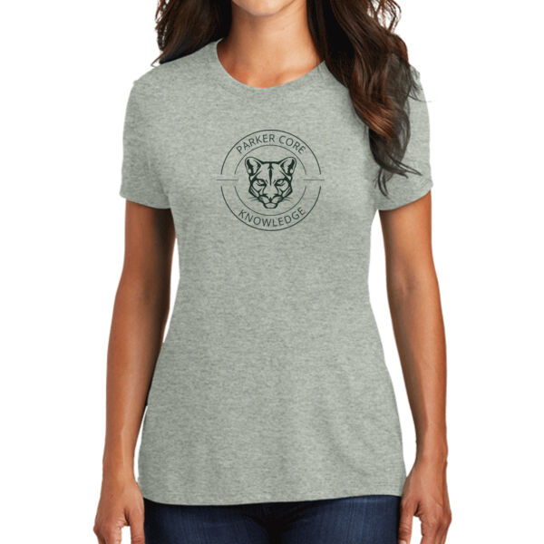 Green Cougar Head Logo - Women's Perfect Tri ® Tee Thumbnail