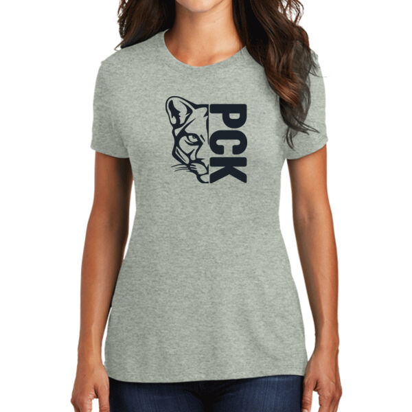 Navy 1/2 Cougar-PCK - Women's Perfect Tri ® Tee Thumbnail